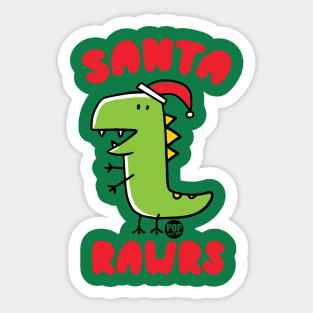 SANTA RAWRS Sticker